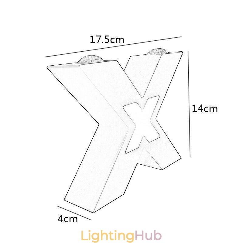 Art Deco Wall Light Up Down Indoor Lighting Aluminum Wall Sconce