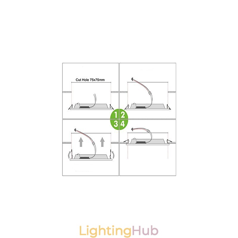Modern Contemporary Painting Metal Flush Mount