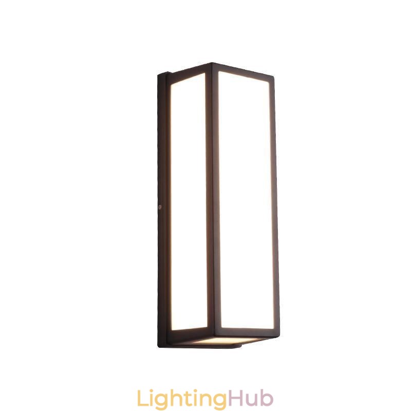 Rectangular Wall Light Modern Waterproof Villa Porch Wall Lamp