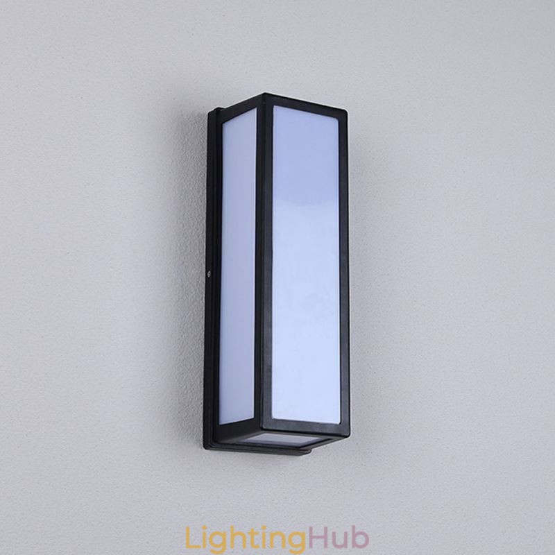 Rectangular Wall Light Modern Waterproof Villa Porch Wall Lamp