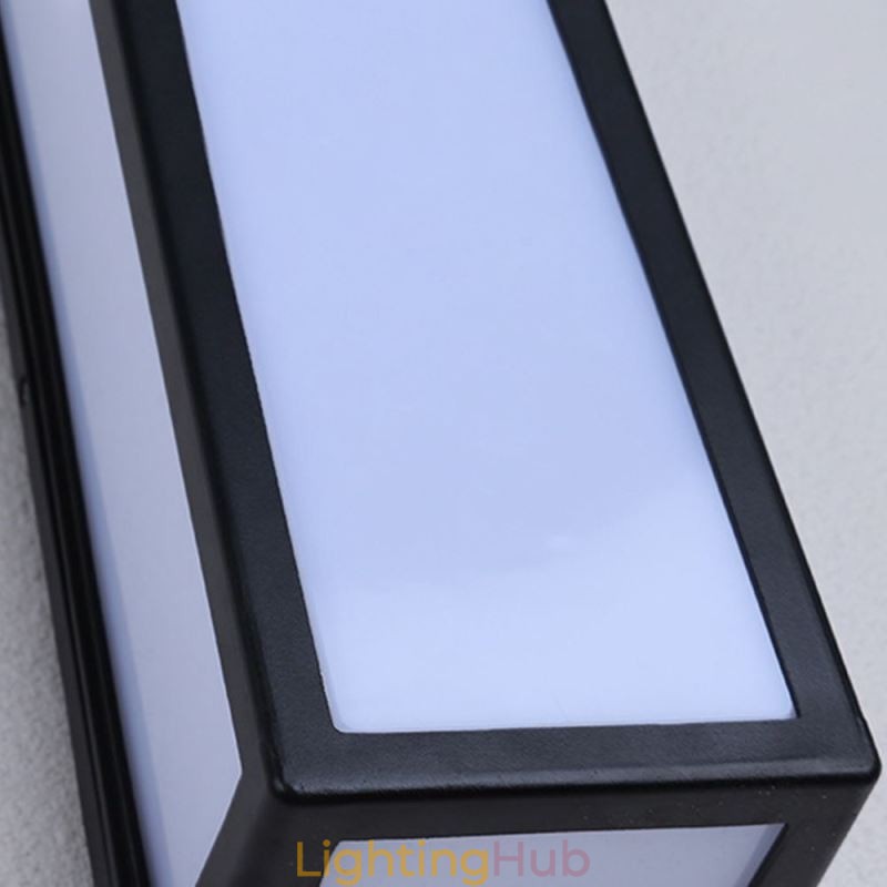 Rectangular Wall Light Modern Waterproof Villa Porch Wall Lamp