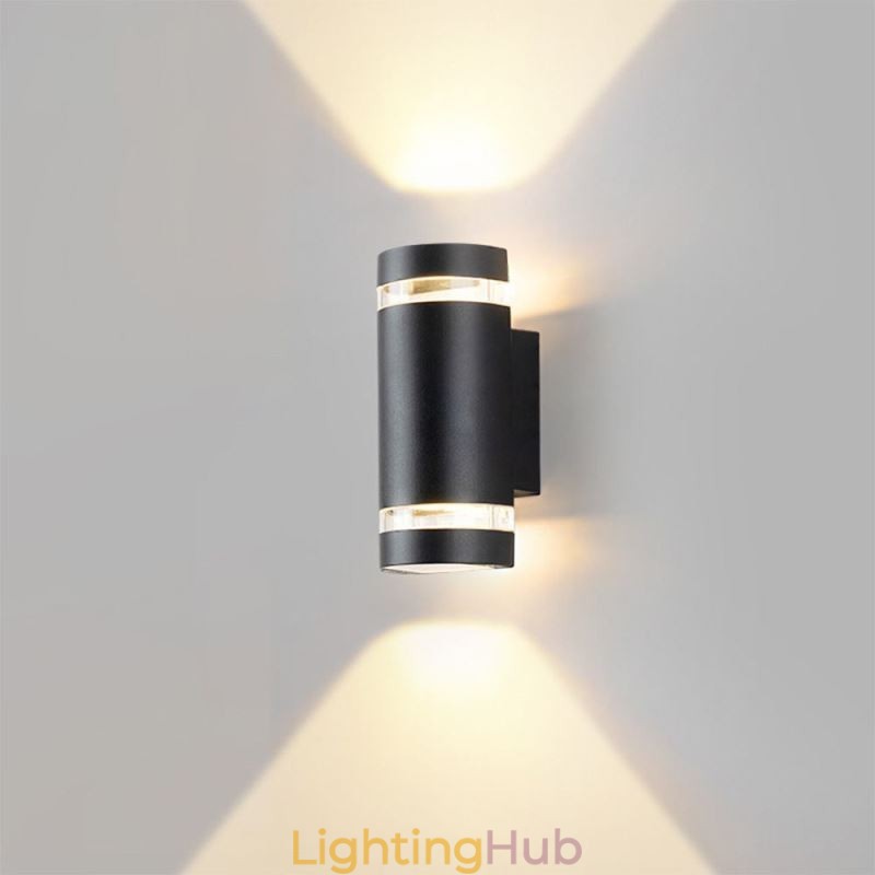Wall Light Waterproof Up Down Aluminum Double Head Wall Lamp
