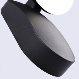 Modern Minimalist Aluminum Lamp Garden Waterproof Crescent Wall Light