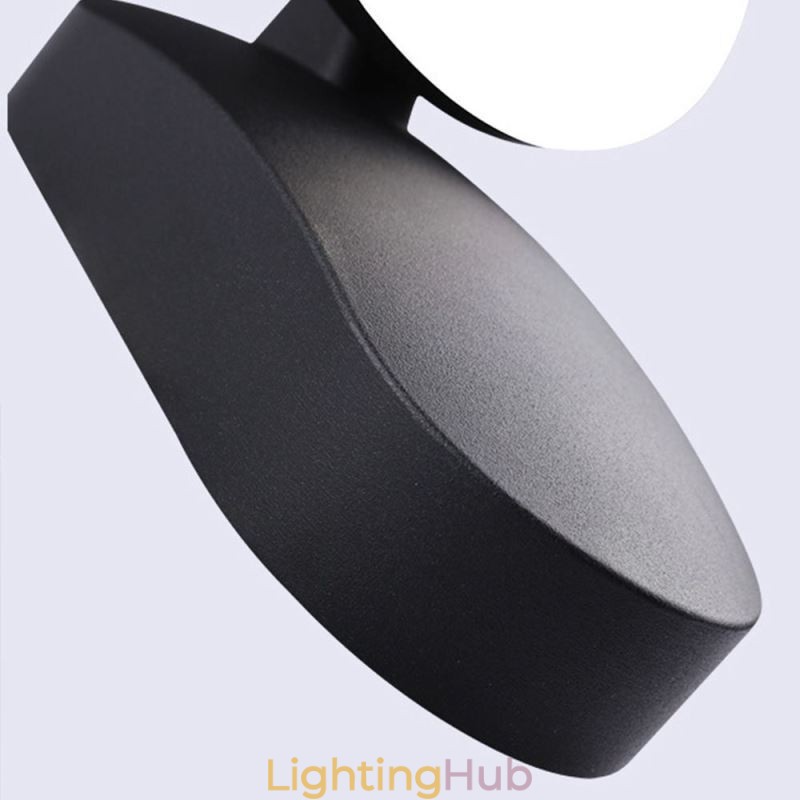 Modern Minimalist Aluminum Lamp Garden Waterproof Crescent Wall Light