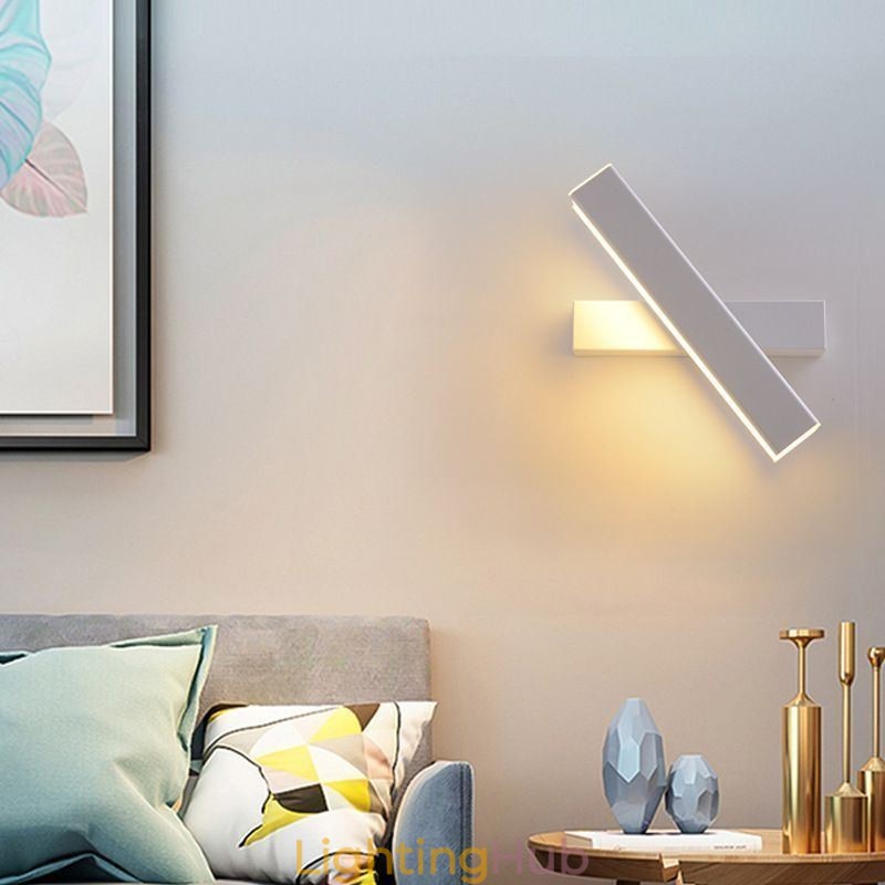 Wall Lamp Rotatable Bedside Lighting Lamp Aluminum
