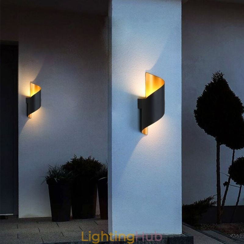 Aluminum Wall Lights Waterproof Wall Lamp Courtyard Porch