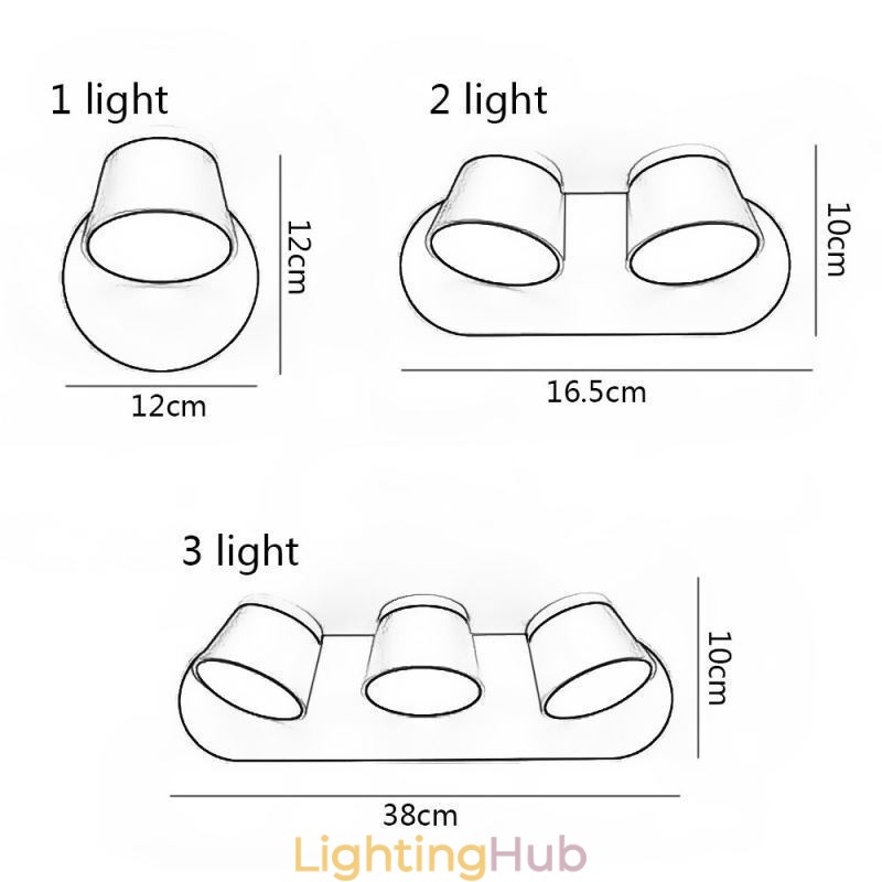 Modern Wall Light Rotatable Wall Lamp Aluminum