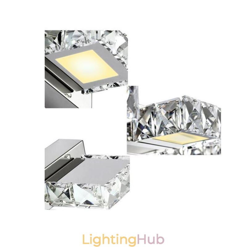 Wall Light Bathroom Mirror Washroon Wall Lamp Stainless Steel