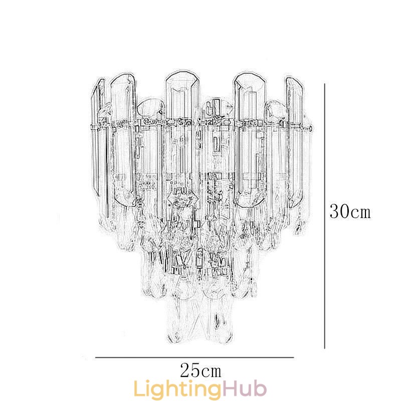 European Wall Sconces Crystal Wall Lights Bathroom