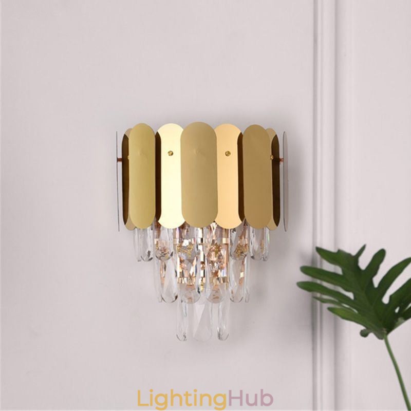 Modern Crystal Wall Sconce Wall Lamp Fixtures Bedside