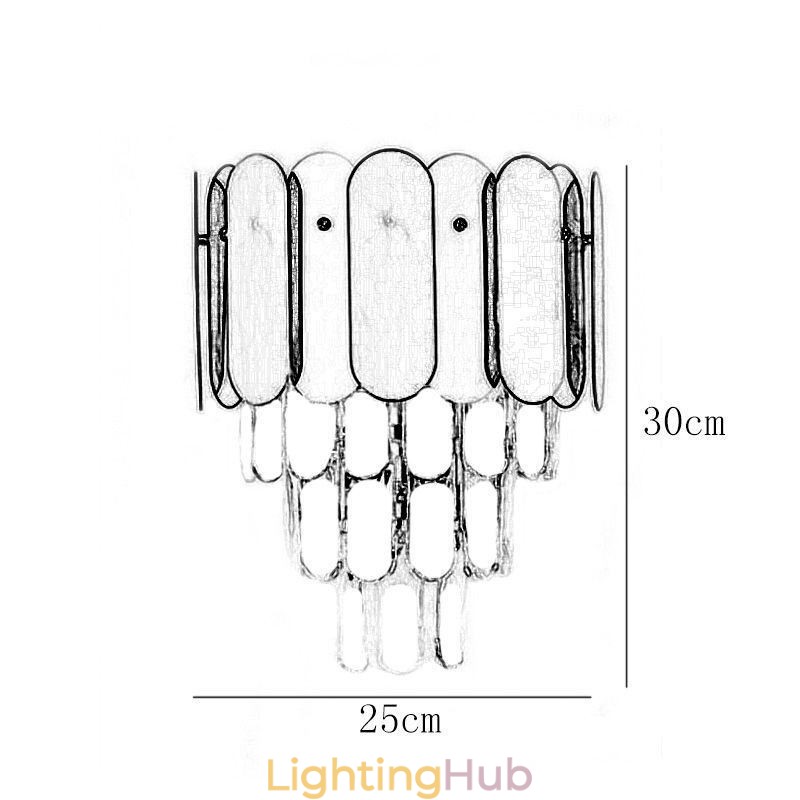 Modern Crystal Wall Sconce Wall Lamp Fixtures Bedside