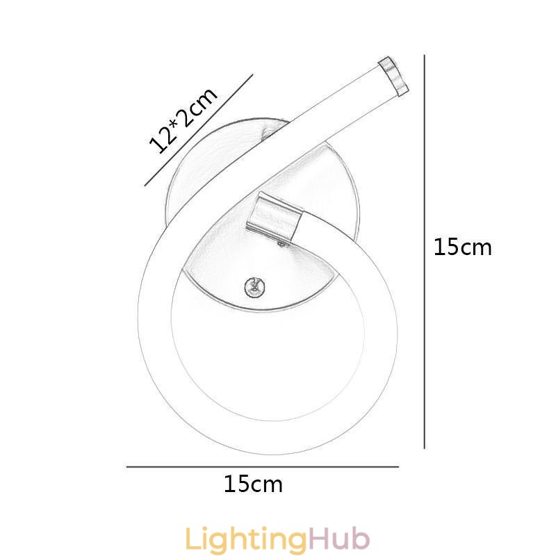 Number Light Arabic Numeral 6 Lamp