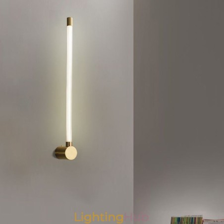 Brass Sconce Modern Acrylic Strip Wall Light Brass Sconce Modern Acrylic Strip Wall Light