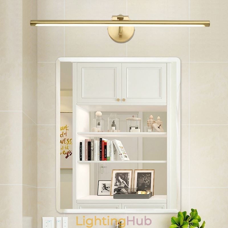 Nordic Mirror Front Light Brass Acrylic Wall Lamp