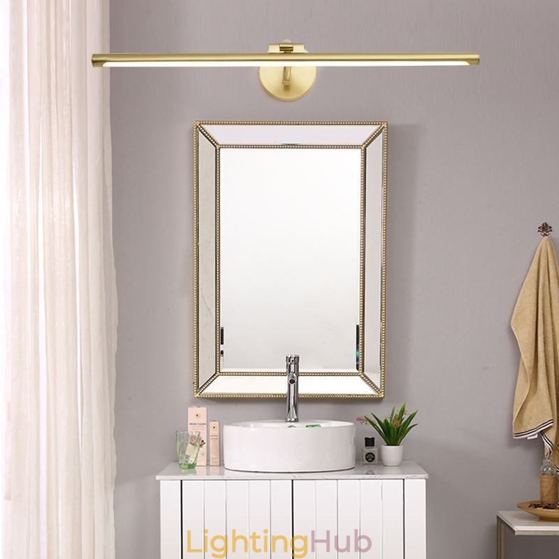 Nordic Mirror Front Light Brass Acrylic Wall Lamp