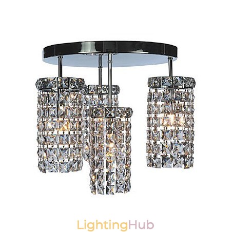 Contemporary Crystal Drop Flush Mount Lights with 4 Lights Contemporary Crystal Drop Flush Mount Lights with 4 Lights