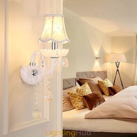 Classic European Style Crystal Sconce Elegant Wall Light Classic European Style Crystal Sconce Elegant Wall Light