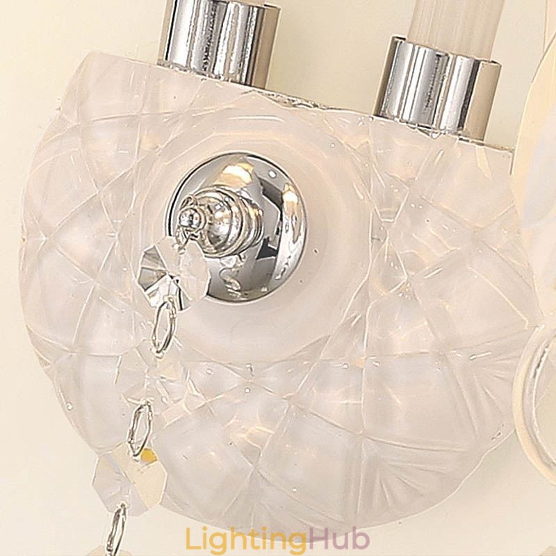 Classic European Style Crystal Sconce Elegant Wall Light