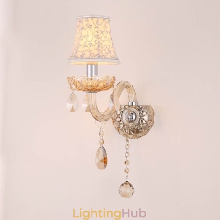 Elegant Crystal Sconce European Style Wall Light Aisle Elegant Crystal Sconce European Style Wall Light Aisle