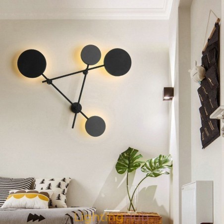 Modern Wall Light Geometric Shape Iron Fixture Sconce Modern Wall Light Geometric Shape Iron Fixture Sconce