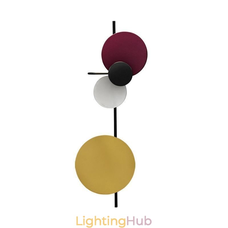 Modern Wall Light Circular Wall Lamp Colorful Home Lighting Bedside Lighting
