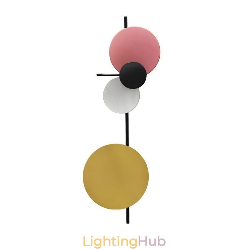 Modern Wall Light Circular Wall Lamp Colorful Home Lighting Bedside Lighting