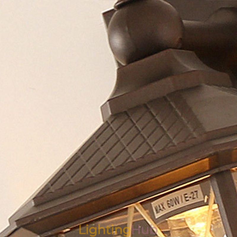 Chinese Outdoor Wall Sconce Single Head Waterproof Streamer Wall Light