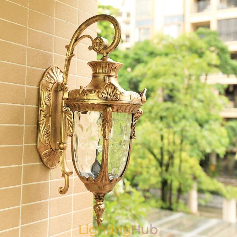 European Outdoor Light Waterproof Single Head Wall Light Courtyard Corridor Garden