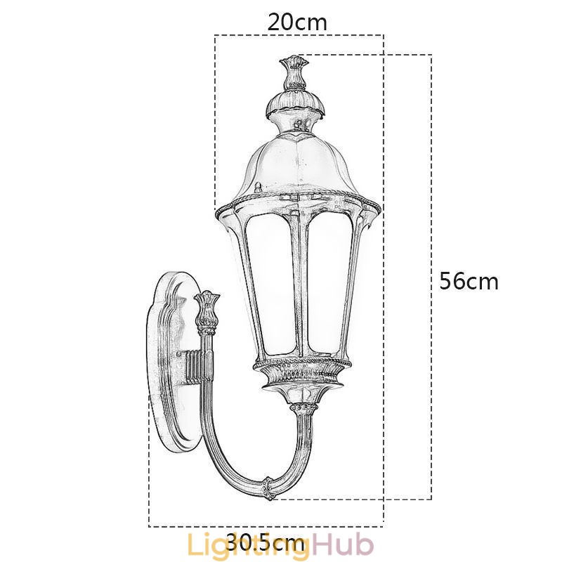 Modern Simple Outdoor Light Waterproof Plum Blossom Wall Light Courtyard Corridor Garden