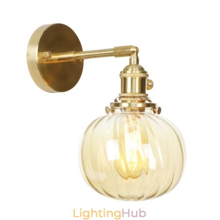 Modern Bean Wall Light with Ball Glass Shade Modern Bean Wall Light with Ball Glass Shade