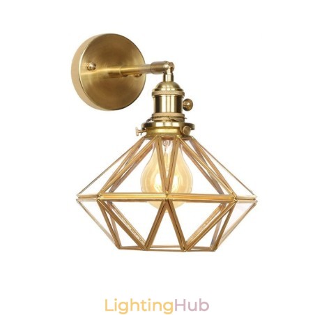 Modern Wall Light with Glass Shade Modern Wall Light with Glass Shade