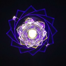 Modern Contemporary Crystal Metal Flush Mount
