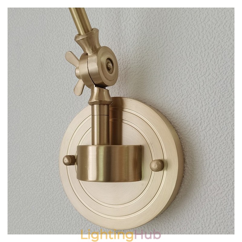Modern Wall Light with Glass Shade