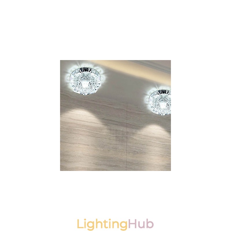 Crystal Ceiling Lamp Spotlight SMD 3W Creative Lamp Tube Light Colorful Color Dome Light