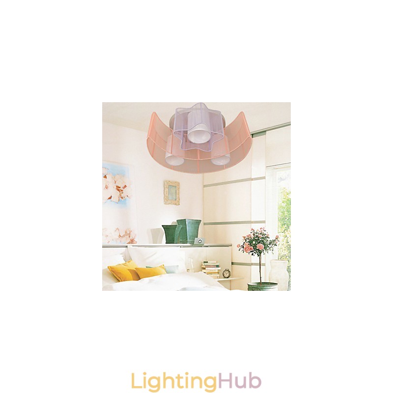 Drawing Line Romantic Stars The Moon Absorb Dome Light Lamp