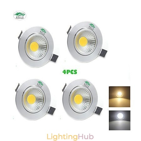 4PCS Zweihnder 3W 300Lm COB Ceiling Lamp Downlight Warm White Light 4PCS Zweihnder 3W 300Lm COB Ceiling Lamp Downlight Warm White Light