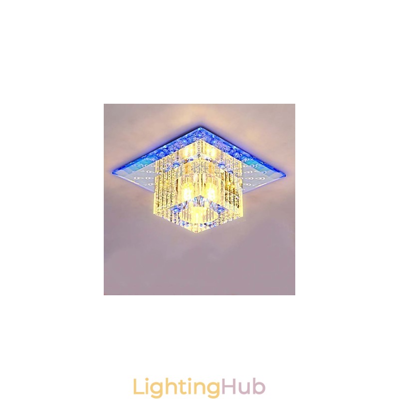 Mini Crystal Ceiling Lamp Spotlight SMD 3W Creative Lamp Tube Light Colorful Color Square Dome Light