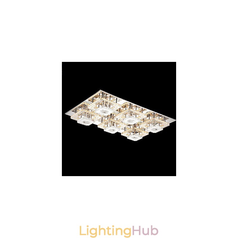 Flush Mounted Crystal Modern Contemporary Living Bed Kids