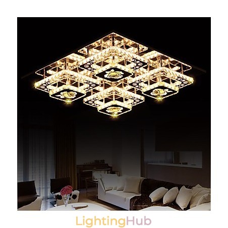 Flush Mounted Crystal Modern Contemporary Living Bed Kids Flush Mounted Crystal Modern Contemporary Living Bed Kids