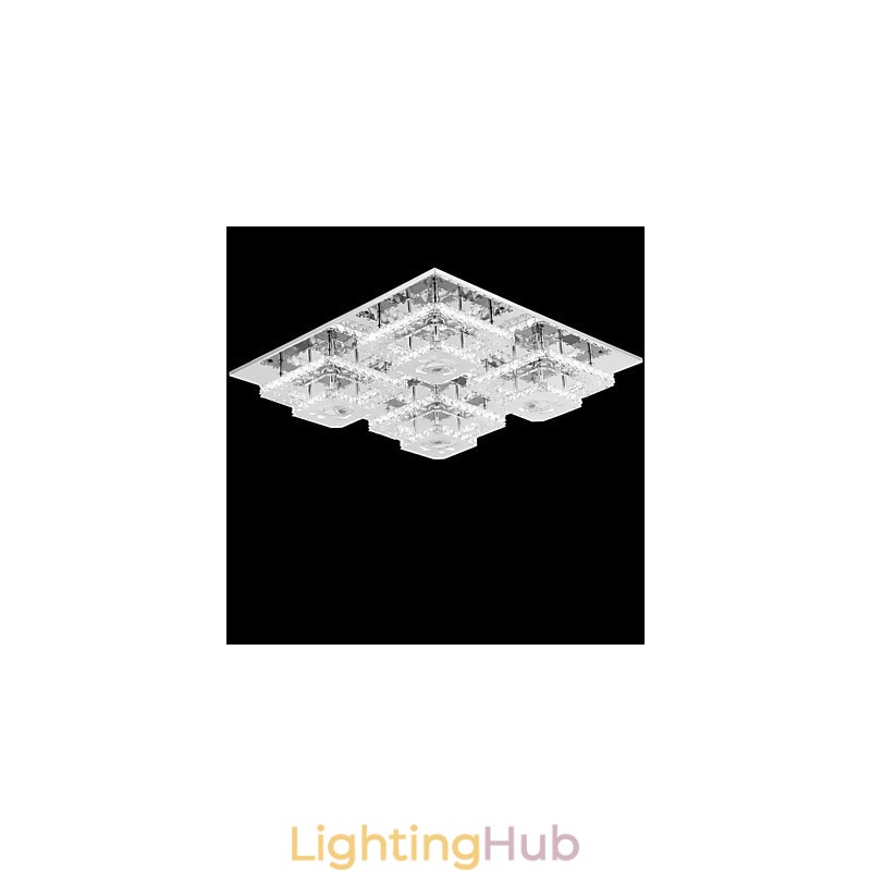 Flush Mounted Crystal Modern Contemporary Living Bed Kids