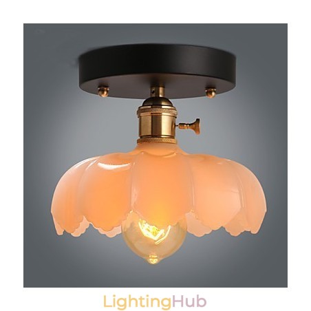 Flush Mount Retro Lighting Lights Glass Ceiling Lamp Flush Mount Retro Lighting Lights Glass Ceiling Lamp