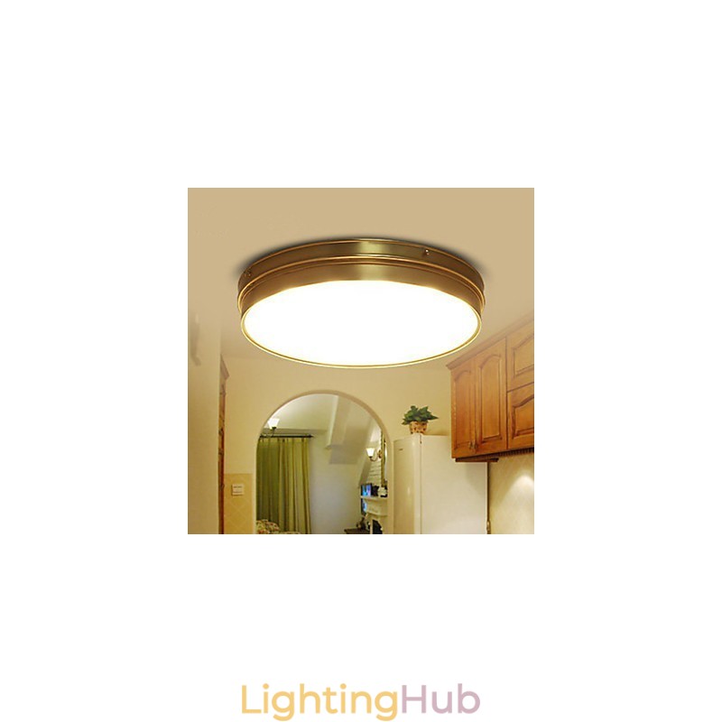 Flush Mount Traditional Classic Metal