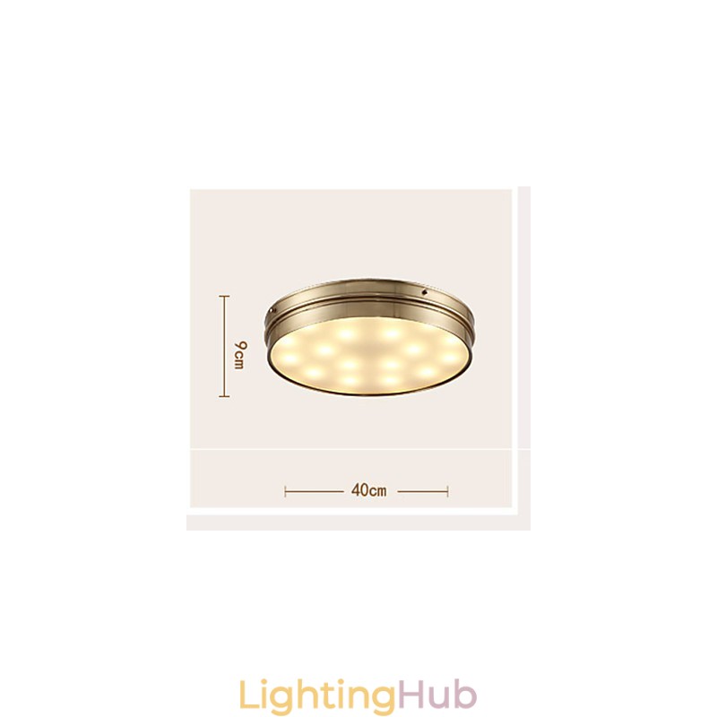 Flush Mount Traditional Classic Metal
