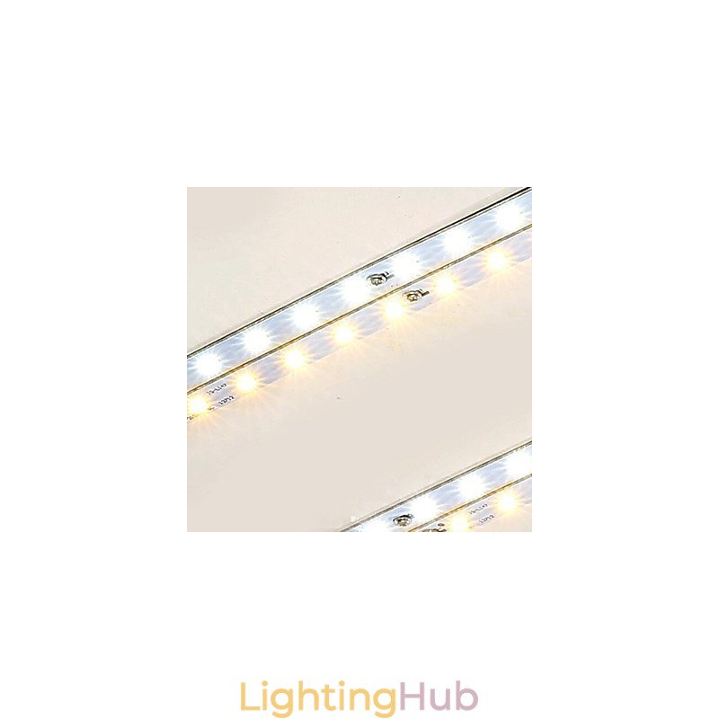 Flush Mount No Polar Light with Remote Control Modern Contemporary