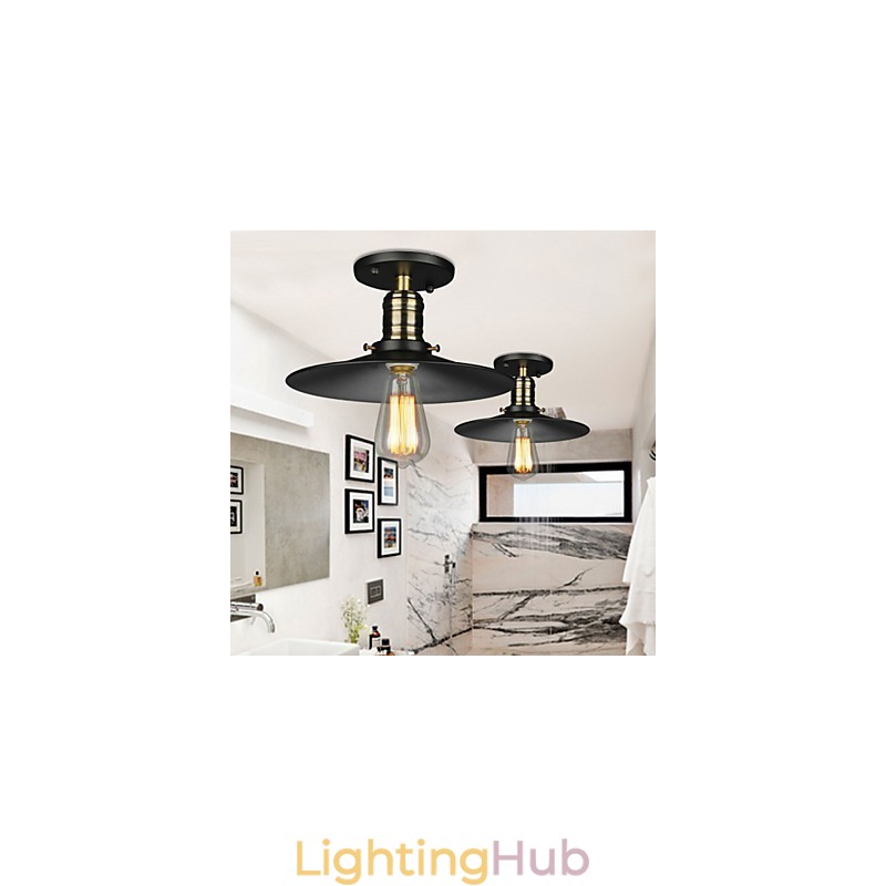 Country Designers Metal Flush Mount