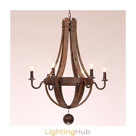 Chandelier 6 lights Vintage Retro Country Living Dining Garage Metal Chandelier 6 lights Vintage Retro Country Living Dining Garage Metal