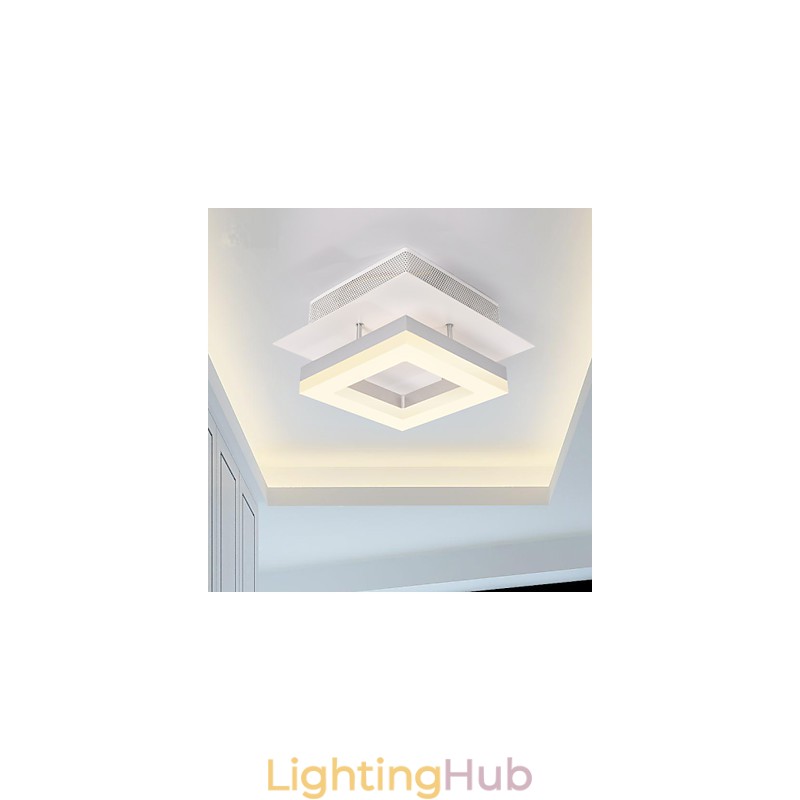 9W Modern Contemporary Acrylic Flush Mount