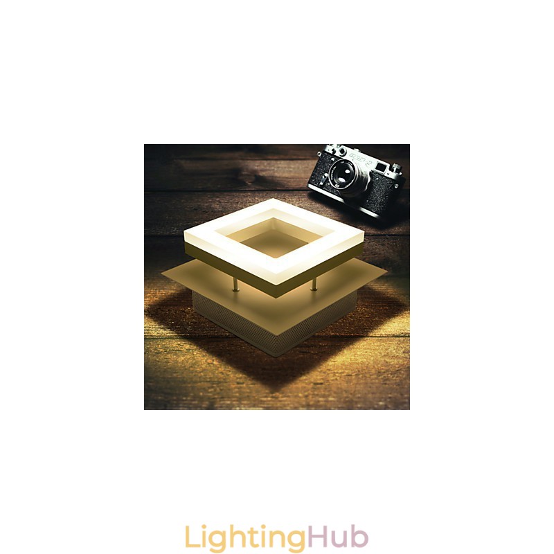 9W Modern Contemporary Acrylic Flush Mount