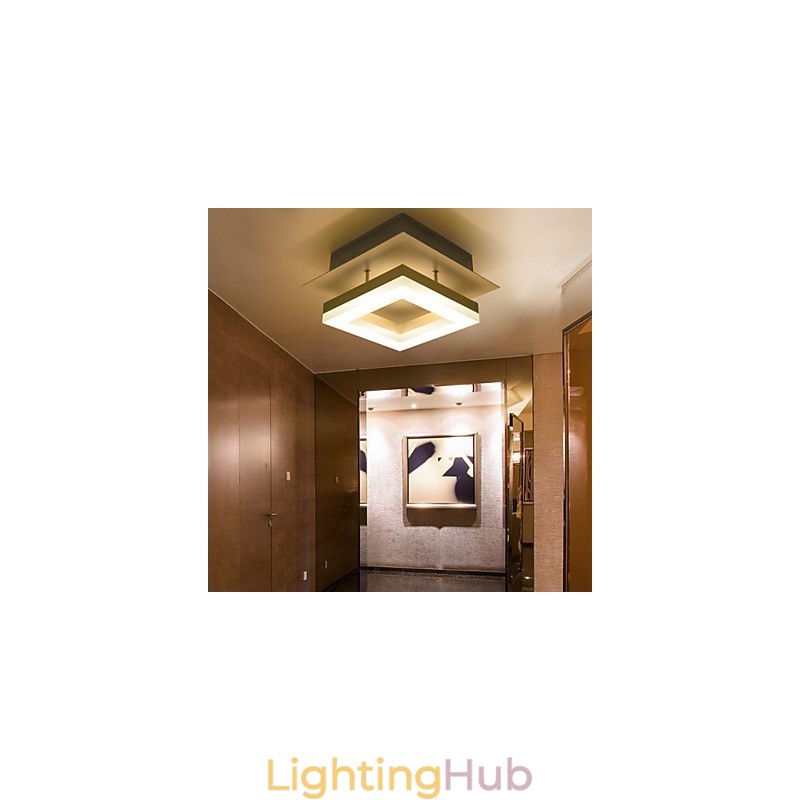 9W Modern Contemporary Acrylic Flush Mount