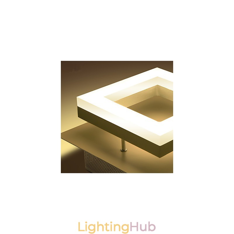 9W Modern Contemporary Acrylic Flush Mount
